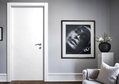 KAPELLI classic ГЛАДКАЯ БЕЛАЯ (ДВЕРНОЕ ПОЛОТНО + КОРОБ )