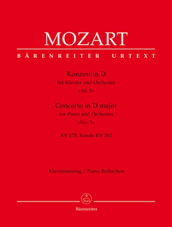Mozart. Konzert D-Dur KV175 und Rondo KV382 f?r Klavier und Orchester f?r 2 Klaviere