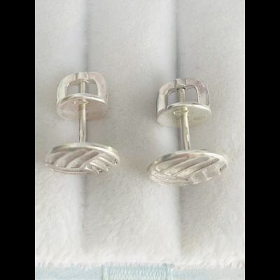 Серьги - гвоздики с закрутками "Волейбол"