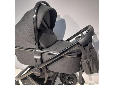 Детская коляска 3 в 1 Luxmom 770 Черный