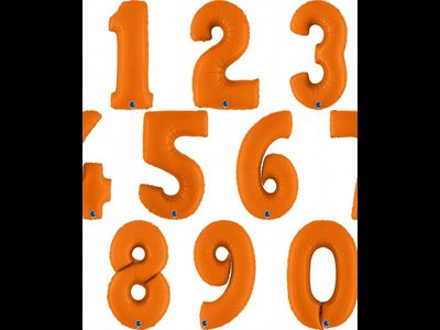 Цифры оранжевые 102 см