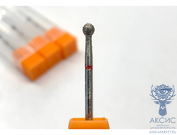 Фреза алмазная "Шар" 801/001 035R красная