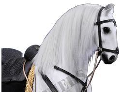 Боевой конь (Лошадь) - Коллекционная ФИГУРКА 1/6 scale War horse (EX21-B) - POPTOYS