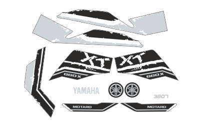 Наклейки на YAMAHA XT660X #3807