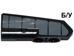 ! Б/У - Technic, Panel Fairing #22 Very Small Smooth, Side A with Quad Saddle Pattern Sticker - Set 42034, Black (11947pb012) - Б/У