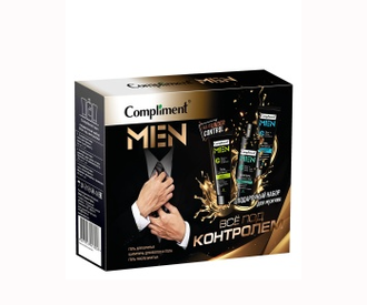 Compliment • Подарочный набор №1992 • Men Все под контролем • Гель для бритья 80мл +Гель после брить