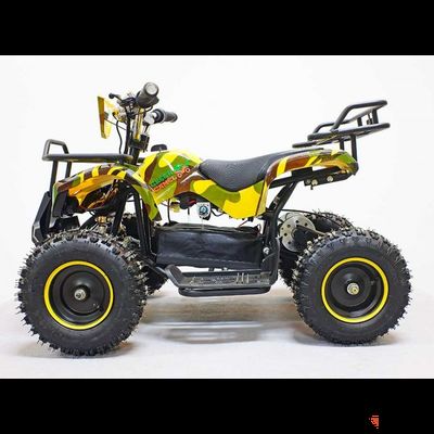 Квадроцикл GreenCamel Гоби K21 (30 Ah 36V 800W R6 Цепь) Армейский желтый