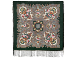Павловопосадский платок Свидание с летом 1814-9