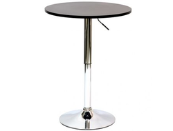 Стол Barneo T-2 барный, высота 70-90см, черный купить в Ялте