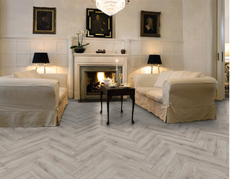 Ламинат VILLEROY BOCH Heritage "Harmony Oak Grey", серо-бежевого оттенка с текстурой под натуральный дуб, VB807A