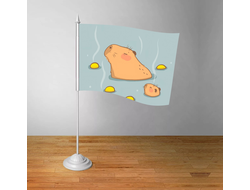 Флажок настольный Капибара, Kapibara-san №23