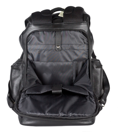 Кожаный рюкзак Voltaggio black (арт. 3091-01)