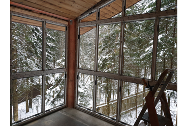 Остекление загородного дома в поселке Абрамцево Московской области