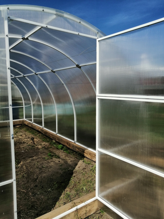 Услуга монтажа теплиц (стоимость уточнять у менеджеров нашей компании)