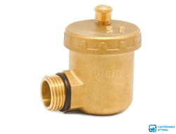 Воздухоотводчик угловой VIEIR 1/2" латунь в Тамбове