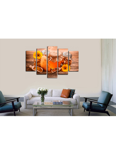 Модульная картина "Домашний мед"