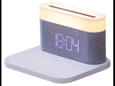 Ночник с часами Xiaomi Youpin VFZ для беспроводной зарядки C-WCLL-C01 White