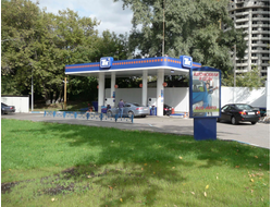 Реклама на АЗС в районе Гагаринский
