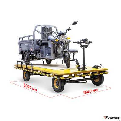Платформенная электротележка RuTrike СКЛАД 3000 NEW