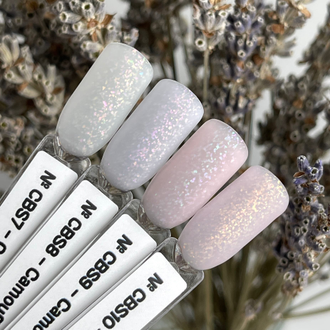 Каучуковая камуфлирующая база с шиммером  - CAMOUFLAGE BASE COAT  CBS10 (10 ml)