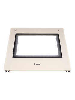 Внешнее стекло духовки Haier 0530049377. Цвет бежевый