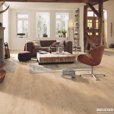 Ламинат Meister LD150 Дуб Пьюэ Релакс 7113 32 класс толщина 8 мм с фаской 2.550 м2