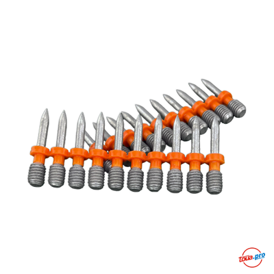 Гвозди-шпильки c резьбой по легкому бетону и кирпичу GNGM6-8-22-BT