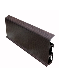 Плинтус напольный "ДЕКОНИКА" 85мм*2,2м ШИРОКИЙ 351 Каштан