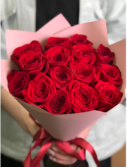 Букет из 15 роз 50 см