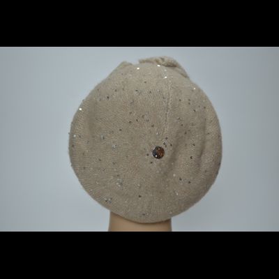 Берет Vizio SS 1338 BO бежевый с бантом