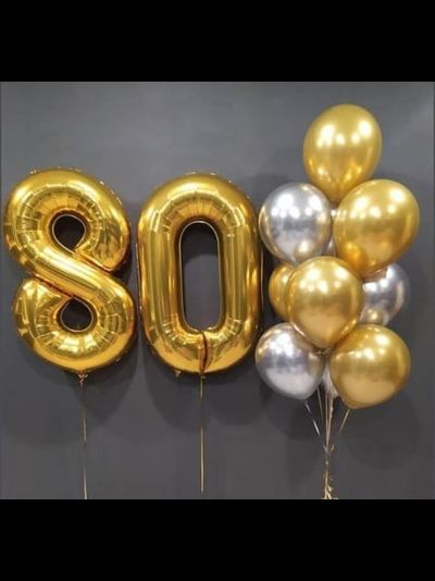 Набор шаров с гелием "Юбилей"