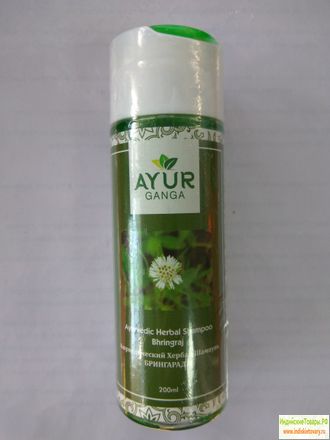 Шампунь БРИНГРАДЖ от компании (Ayurvedic Herbal Shampoo BHRINGRAJ) 200 мл