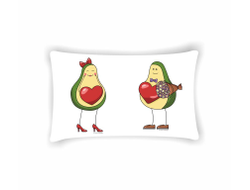 Подушка горизонтальная #3 на День влюблённых, 14 февраля