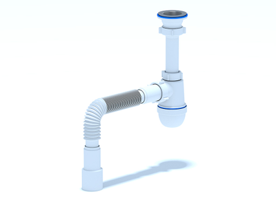 Сифон Ани 1/2"*40 гофр 40*50 д/кухни с гофр.на Ф50 [5144]