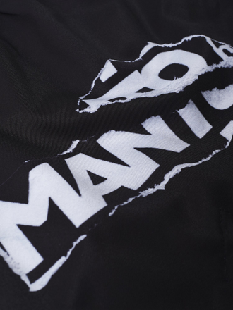 Шорты MANTO fight shorts TORN Black Черные фото логотипа