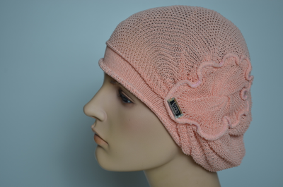 Розовый летний берет сетка Италия Визио