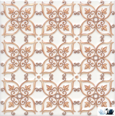 Керамическая плитка Kerama Marazzi Суррей бежевый 20x20 глянцевый