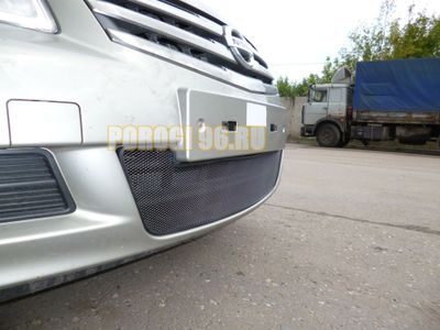 Защита радиатора Nissan Almera 2013 - black