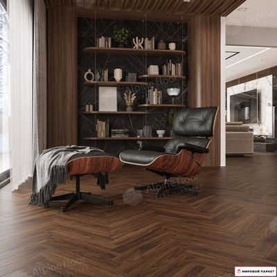 Ламинат Alpine Floor Herringbone 10 Орех Трентино LF107-12
