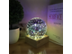 3D Волшебный Стеклянный шар лампа Романтический фейерверк
