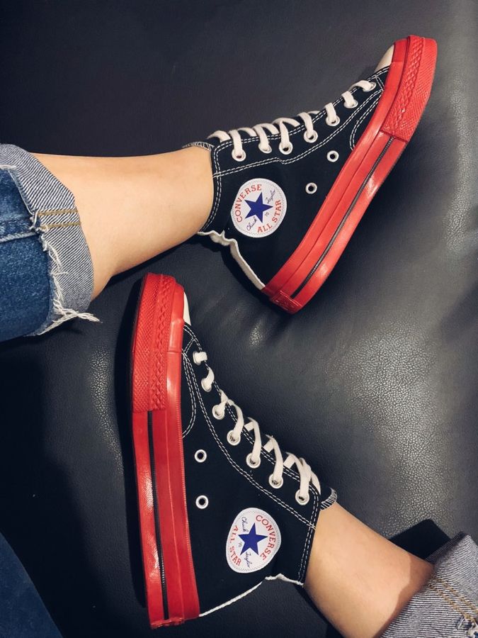 Купить Кеды Converse Comme des Garcons PLAY в Москве дешево 