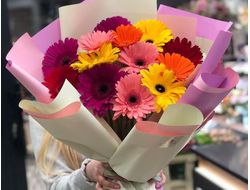 Букет из 13 гербер "Микс"