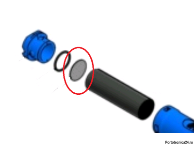 Диафрагма LS10-12 25х0,5 мм нерж.