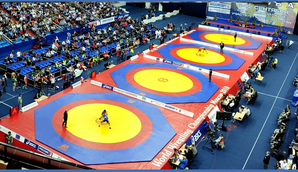 Помосты для борцовских ковров