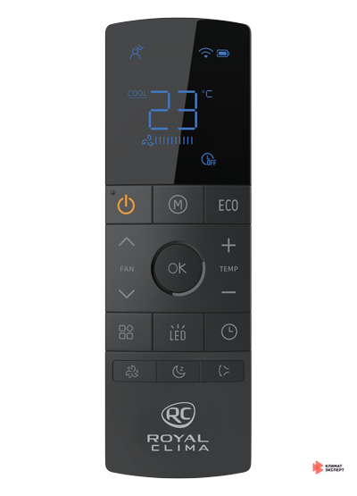 Внутренний блок настенного типа для мульти сплит-систем серии MULTI FLEXI VENTURO NERO Inverter RCI-VT12HN