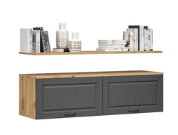 Гостиная ЛАЦИО СКАНДИ - Шкаф навесной с полкой