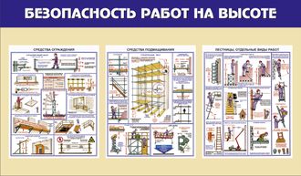 Стенд «Безопасность работ на высоте». Вариант 1.