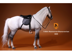 Серый конь - Коллекционная фигурка 1/6 Scale German Hanoverian Warmblood Horse Statue - Real Animal Series (No.17) - Mr.Z