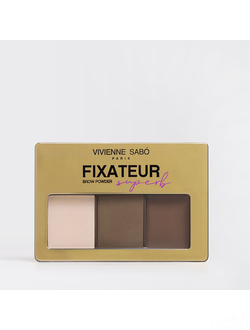 Vivienne Sabo Набор для бровей KIT SOURCILS "FIXATEUR SUPERB" тон 02