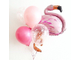 воздушный шар розовый фламинго краснодар